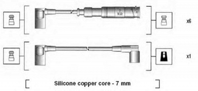 MAGNETI MARELLI 941115200660 -  Комплект проводов зажигания